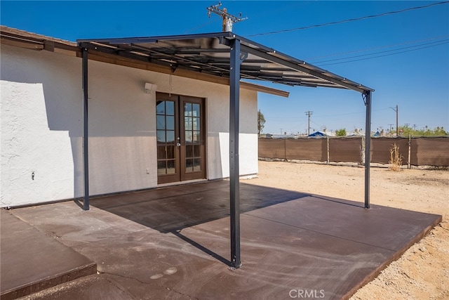 73570 Cedar Dr Unit 29, Palms, CA 92277 - view of patio / terrace with french doors
