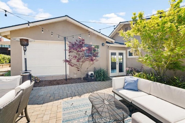 1620 Alrita St, San Luis Obispo, CA 93401 - view of patio featuring french doors and an outdoor living space