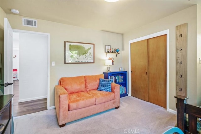 1620 Alrita St, San Luis Obispo, CA 93401 - living area featuring carpet and baseboards