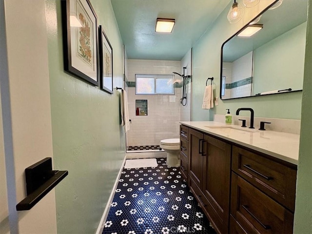 1620 Alrita St, San Luis Obispo, CA 93401 - bathroom featuring vanity and a shower stall