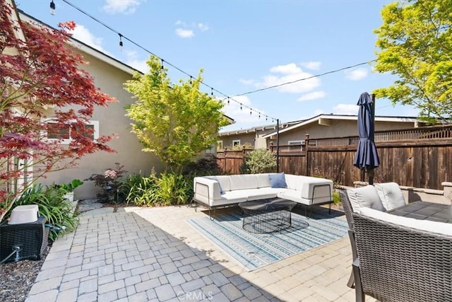 1620 Alrita St, San Luis Obispo, CA 93401 - view of patio with an outdoor hangout area