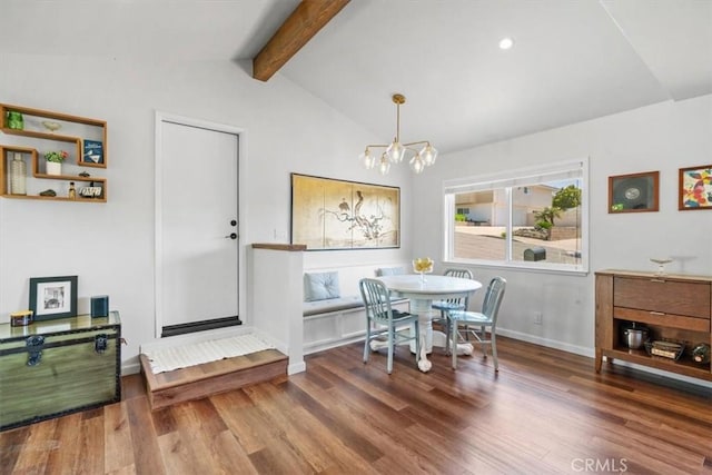 1620 Alrita St, San Luis Obispo, CA 93401 - dining room with a chandelier and wood finished floors