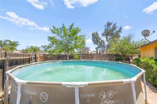 27636 Ethanac Rd, Menifee, CA 92585 - view of swimming pool with a fenced backyard