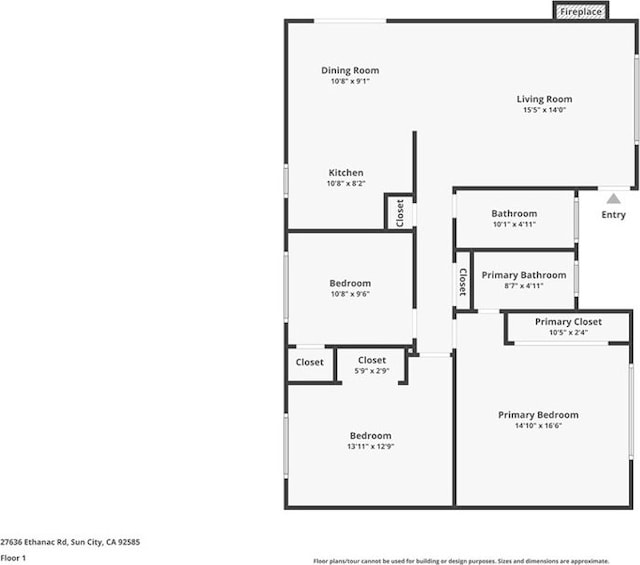 27636 Ethanac Rd, Menifee, CA 92585 - view of room layout