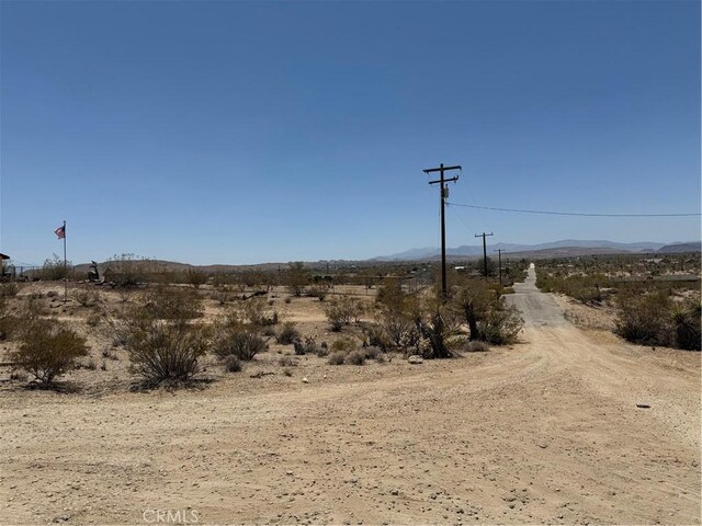 59663 Sunway Dr, Yucca Valley, CA 92284 - mountain view with rural landscape
