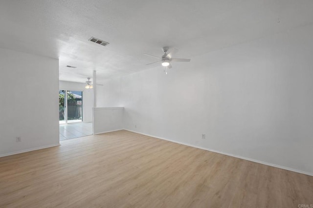3418 Seabreeze Walk, Oceanside, CA 92056 - spare room with ceiling fan and light wood-style floors