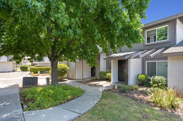 3418 Seabreeze Walk, Oceanside, CA 92056 - view of front of property with stucco siding and a shingled roof