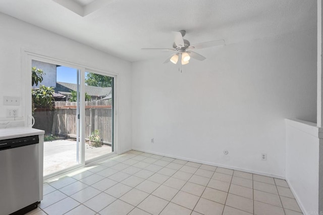 3418 Seabreeze Walk, Oceanside, CA 92056 - spare room featuring ceiling fan and light tile patterned flooring