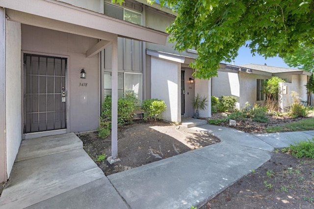 3418 Seabreeze Walk, Oceanside, CA 92056 - view of exterior entry featuring stucco siding
