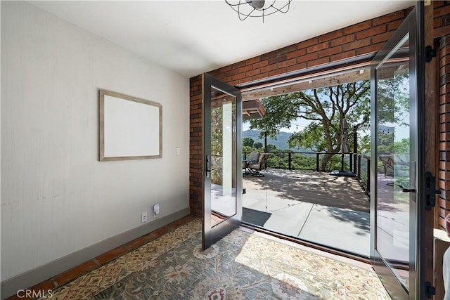 8300 San Diego Rd, Atascadero, CA 93422 - entryway with french doors and baseboards