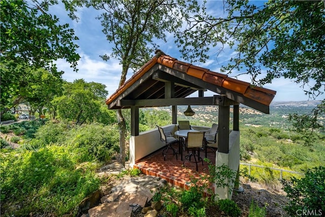 8300 San Diego Rd, Atascadero, CA 93422 - view of patio featuring a gazebo