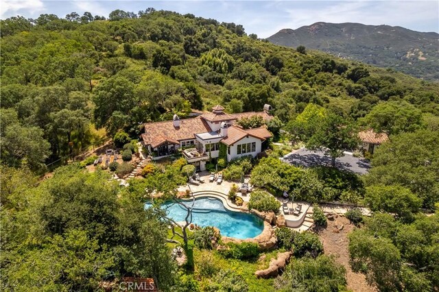 8300 San Diego Rd, Atascadero, CA 93422 - aerial view of property and surrounding area with a forest