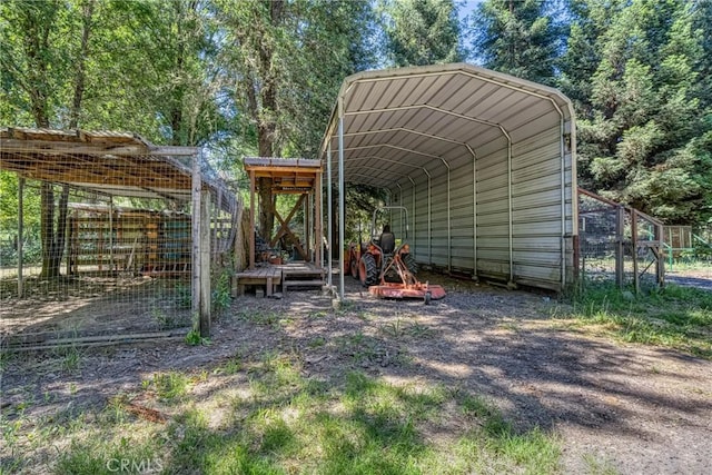 8201 W W Side Potter Valley Rd, Potter Valley, CA 95469 - view of outbuilding featuring a detached carport