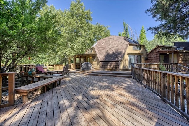 8201 W W Side Potter Valley Rd, Potter Valley, CA 95469 - view of wooden deck
