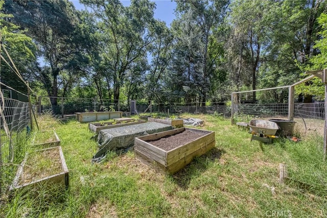8201 W W Side Potter Valley Rd, Potter Valley, CA 95469 - view of yard with a vegetable garden