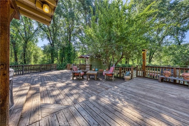 8201 W W Side Potter Valley Rd, Potter Valley, CA 95469 - view of wooden deck