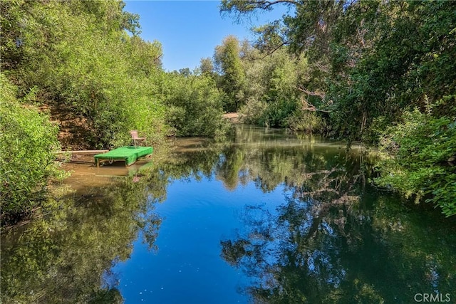 8201 W W Side Potter Valley Rd, Potter Valley, CA 95469 - water view with a heavily wooded area