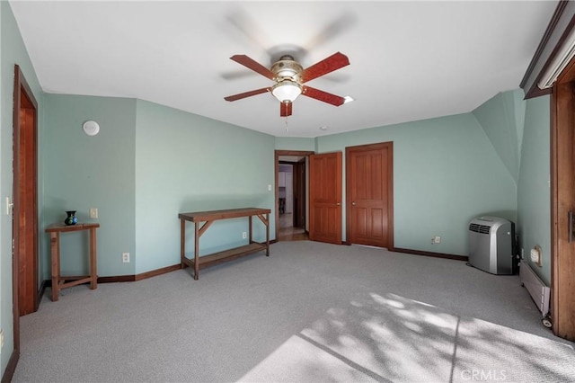 8201 W W Side Potter Valley Rd, Potter Valley, CA 95469 - unfurnished bedroom featuring light carpet and a ceiling fan
