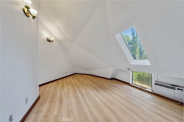 8201 W W Side Potter Valley Rd, Potter Valley, CA 95469 - bonus room featuring wood finished floors, a skylight, and vaulted ceiling