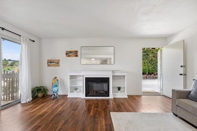 155 Rosebay Dr Unit 31, Encinitas, CA 92024 - unfurnished living room with wood finished floors and a glass covered fireplace