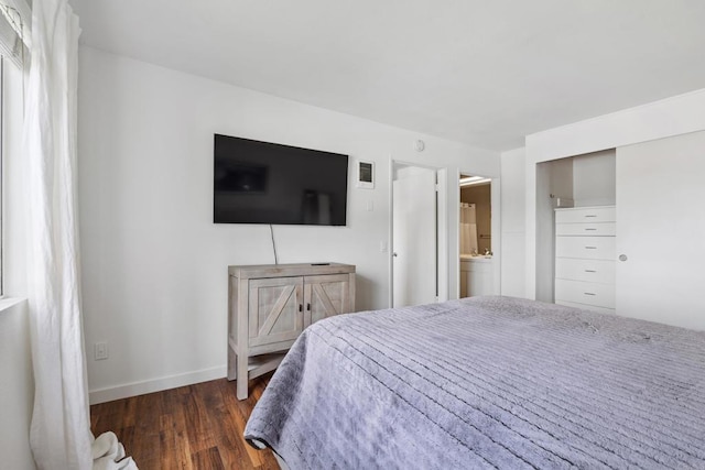 155 Rosebay Dr Unit 31, Encinitas, CA 92024 - bedroom featuring wood finished floors and connected bathroom