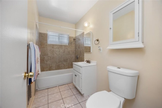 1258 N Ditman Ave, Los Angeles, CA 90063 - full bathroom featuring vanity,  shower combination, and tile patterned flooring