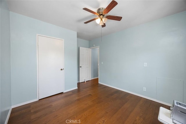 1258 N Ditman Ave, Los Angeles, CA 90063 - unfurnished bedroom with wood finished floors and a ceiling fan