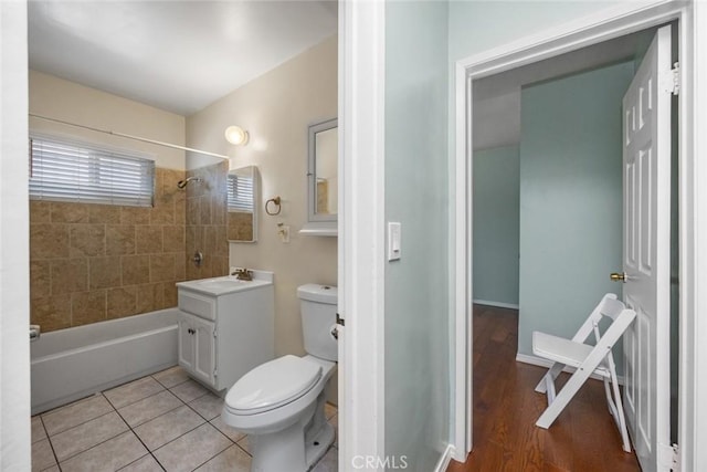 1258 N Ditman Ave, Los Angeles, CA 90063 - bathroom with vanity, shower / bath combination, and tile patterned floors