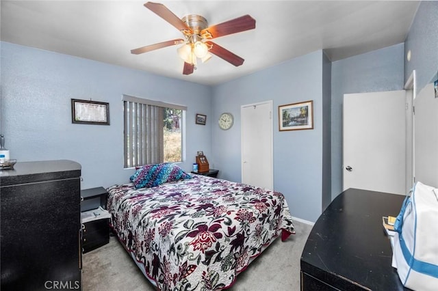 1258 N Ditman Ave, Los Angeles, CA 90063 - bedroom featuring carpet and ceiling fan