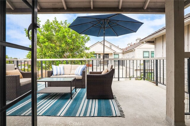 4809 Fieldbrook Ln, Cypress, CA 90630 - patio / terrace with an outdoor living space
