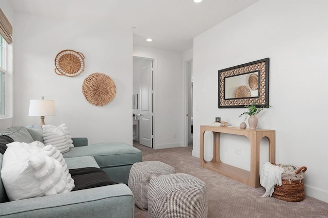 3002 Villeta Ave, Carlsbad, CA 92010 - carpeted living room featuring recessed lighting and baseboards