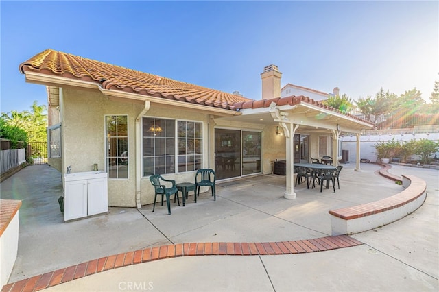 19809 Winged Foot Way, Porter Ranch, CA 91326 - view of patio featuring outdoor dining area