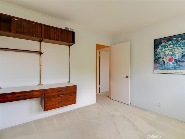 9386 Cambridge St, Cypress, CA 90630 - unfurnished bedroom featuring light carpet and ornamental molding