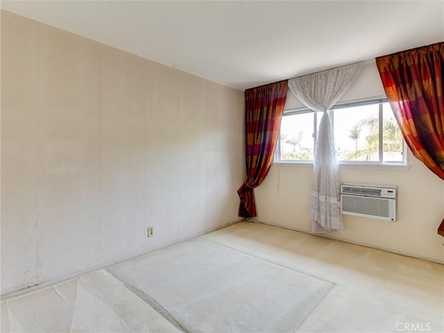 9386 Cambridge St, Cypress, CA 90630 - carpeted empty room featuring an AC wall unit