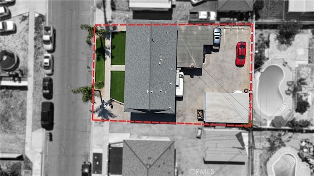 280 W S St, Rialto, CA 92376 - aerial map of property and surrounding area featuring property parcel outlined