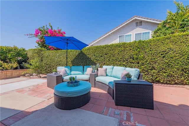 18 Hunter, Irvine, CA 92620 - view of patio with an outdoor living space