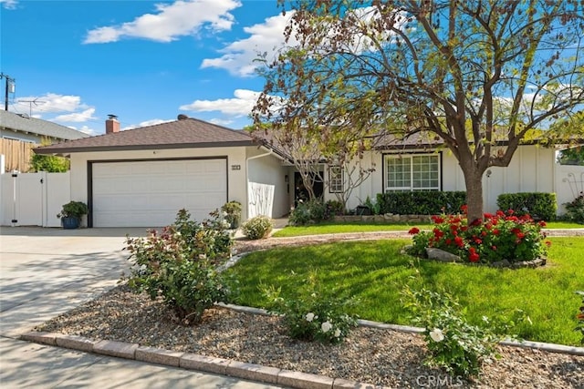 330 Spruce St, Riverside, CA 92507 - ranch-style house featuring an attached garage, driveway, and stucco siding