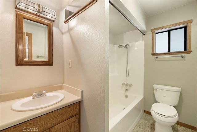 8140 Sherwood Blvd, Los Molinos, CA 96055 - bathroom featuring vanity, shower / bathtub combination, and tile patterned flooring