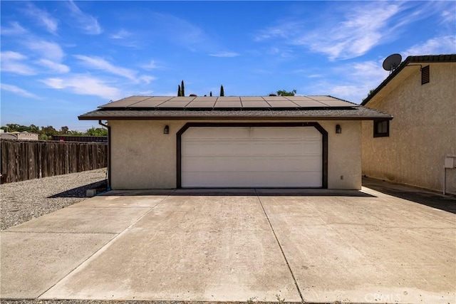 8140 Sherwood Blvd, Los Molinos, CA 96055 - garage featuring solar panels