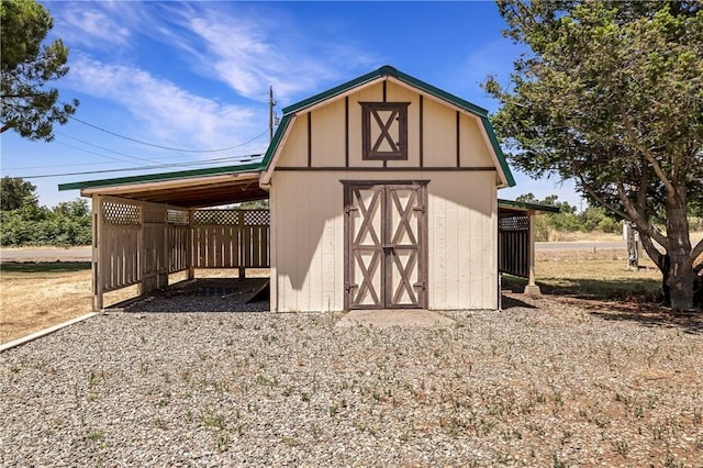 8140 Sherwood Blvd, Los Molinos, CA 96055 - view of shed featuring a carport