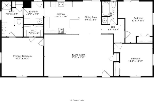 8140 Sherwood Blvd, Los Molinos, CA 96055 - view of floor plan / room layout