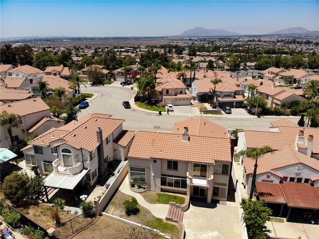 15280 Dunes Way, Moreno Valley, CA 92555 - aerial perspective of suburban area featuring a mountain backdrop