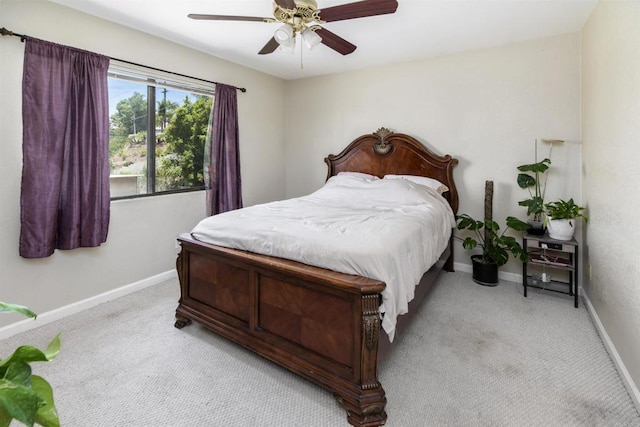 3329 Mandy Ln, Spring Valley, CA 91977 - bedroom with light carpet and a ceiling fan