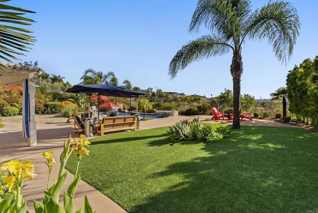 11550 Carowind Ln, Scripps Miramar, CA 92131 - view of yard with a patio