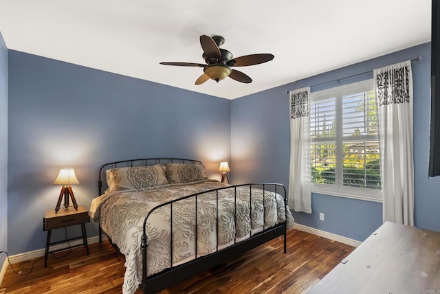 11550 Carowind Ln, Scripps Miramar, CA 92131 - bedroom featuring wood finished floors and ceiling fan