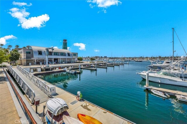 300 34th St, Newport Beach, CA 92663 - dock featuring a water view
