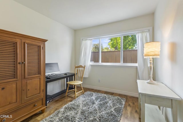 552 Cayo Grande Ct, Newbury Park, CA 91320 - home office with baseboards and light wood-style floors