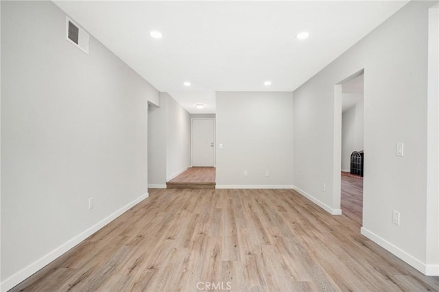 10555 Vassar Ave, Chatsworth, CA 91311 - spare room with light wood-style flooring and recessed lighting