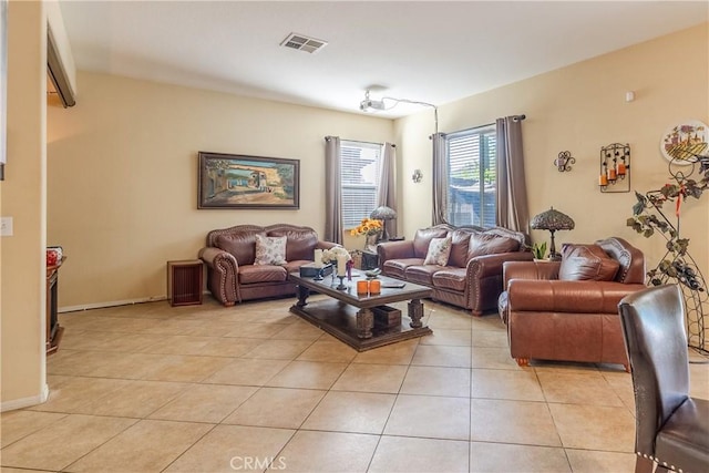 2168 Stonewood St, Mentone, CA 92359 - living area featuring light tile patterned floors