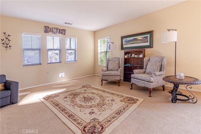 2168 Stonewood St, Mentone, CA 92359 - sitting room with carpet flooring and baseboards
